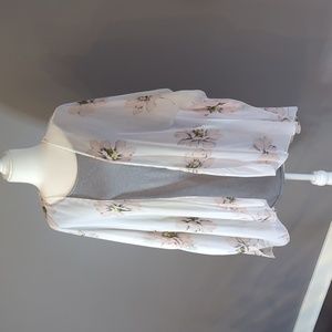 3 for $30. Sheer open front top